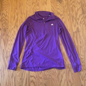 Adidas half zip sweatshirt